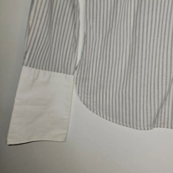 Gucci Striped Long Sleeve Dress Shirt Men Size 15.5 Eu 39 - Picture 4 of 11